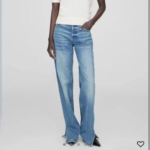 Anine Bing ROY JEAN - NORDIC BLUE size 26